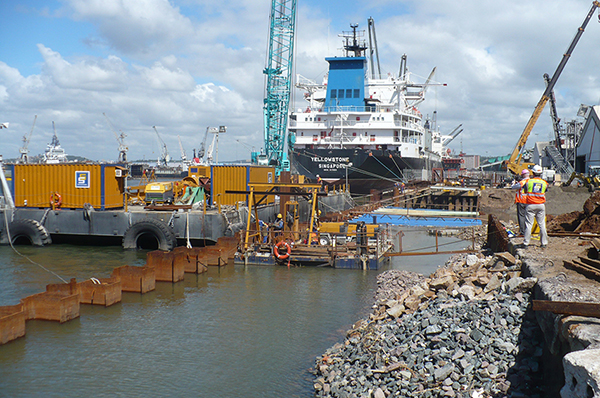 Estructuras típicas de Puerto y Tablestaca de Acero